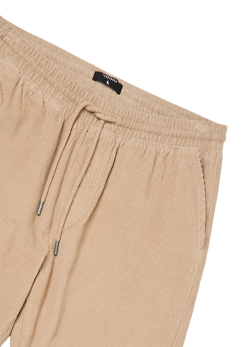 Terranova Pantaloni Gessati Sabbia - Stile E Comfort