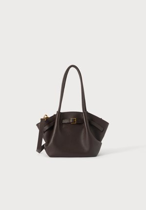 Gina Tricot, MINI FOLD DETAIL BAG - Дамска чанта - brown