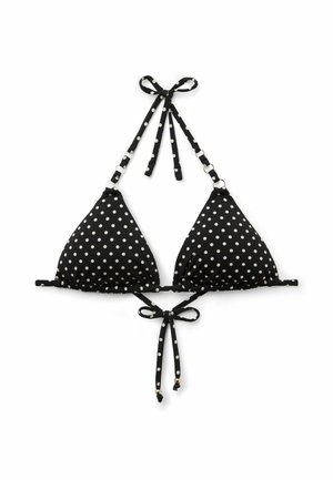 Calzedonia, POLKA DOT BLACK - Haut de bikini - black