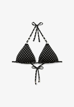 Calzedonia, POLKA DOT BLACK - Haut de bikini - black