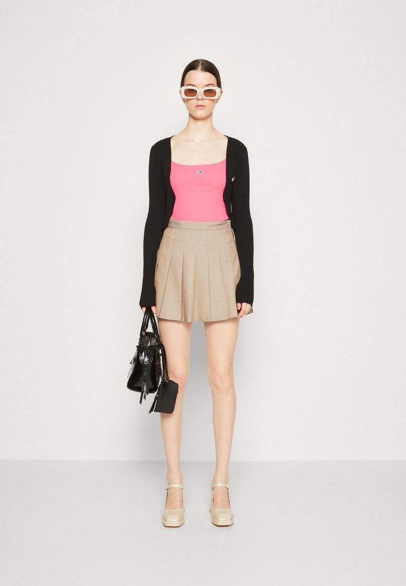 Tommy Jeans ESSENTIAL STRAP 2 PACK Toppi white/pink/valkoinen