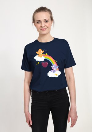 CARE BEARS FRIEND AND BEST FRIEND BEAR - T-shirt print - french navy