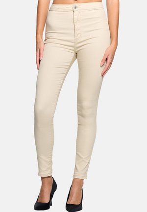 HIGHWAIST  - Jeans Skinny Fit - beige