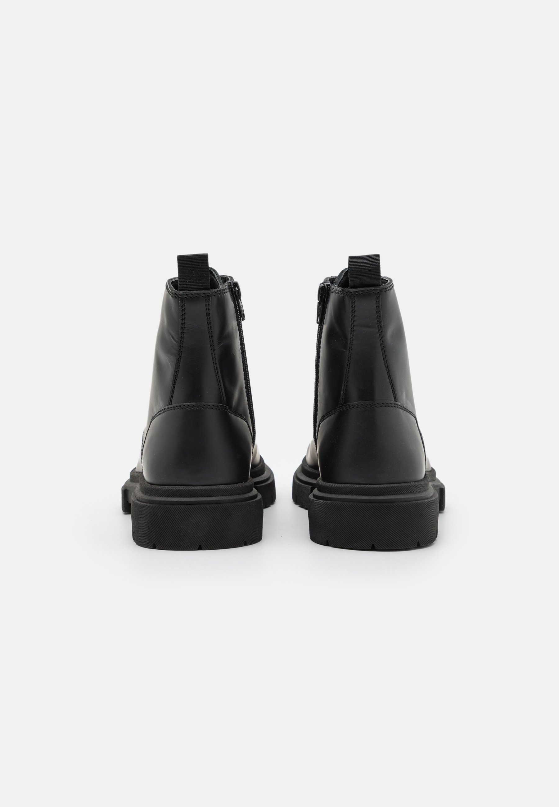 Zign LEATHER - Veterboots - black/zwart - Zalando.nl