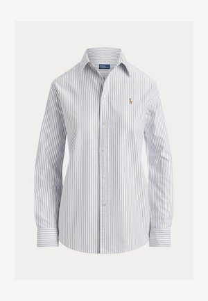 Polo Ralph Lauren CLASSIC FIT STRIPED OXFORD SHIRT - Blúzka so zapínaním na gombíky - white/heritage royal