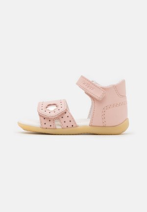 Kickers Binsia-2 – Sandales Fille Confortables Et Stylées En Cuir, Fermeture Scratch