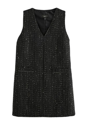SEQUIN BOUCLE MINI - REGULAR FIT - Kokteilinė suknelė / vakarėlių suknelė - black