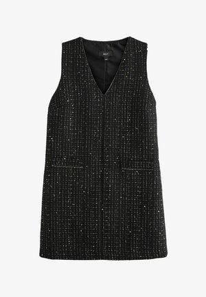 SEQUIN BOUCLE MINI - REGULAR FIT - Kokteilinė suknelė / vakarėlių suknelė - black