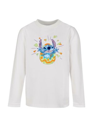 LILO AND STITCH - CRACKING EGG LONGSLEEVE - Sweatshirt - white