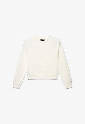 Calliope, FELPA TINTA UNITA - Sweatshirt - bianco lana