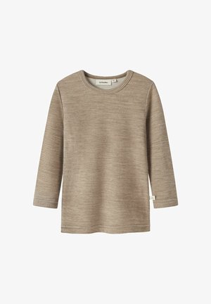 Lil' Atelier, TOP SLIM FIT - Langarmshirt - sepia tint