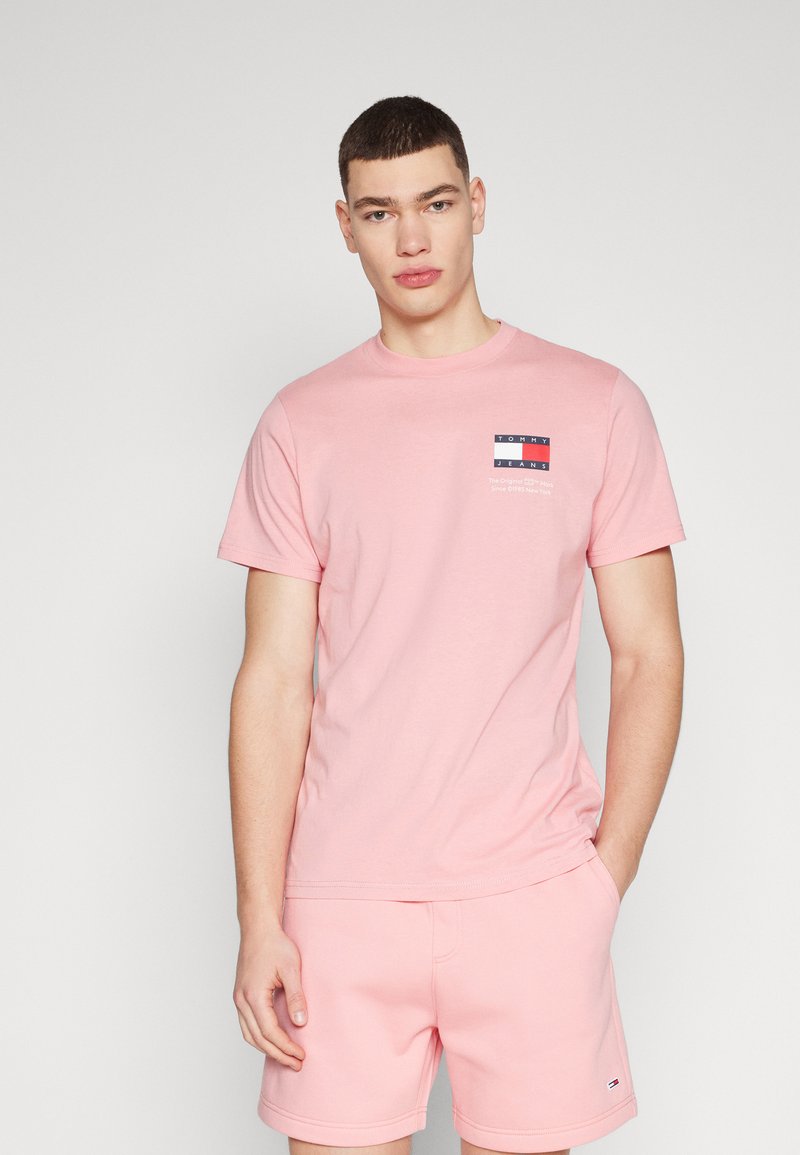 Tommy Jeans - ESSENTIAL FLAG TEE  - Basic T-shirt - tickled pink, Enlarge