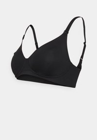 Chantelle - PURE MATERNITY NURSING BRA WIREFREE - Sutien pentru tricou - black Imagine miniatură 1