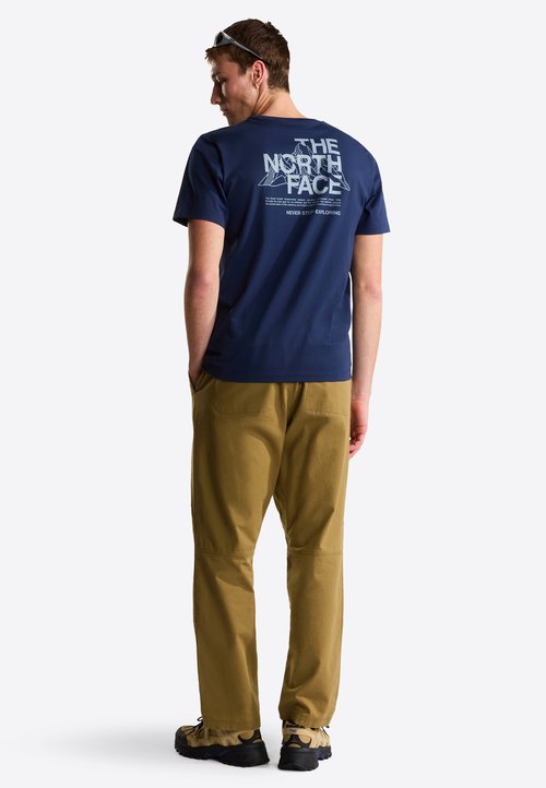 The North Face M MOUNTAIN SKETCH REGULAR SHORT SLEEVE TEE-GRAPHIC - Print T-shirt - summit navy — foto 5