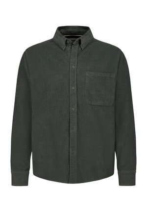 ELEGANTES LANGARM MIT KNOPFLEISTE UND BRUSTTASCHE - Shirt - grün