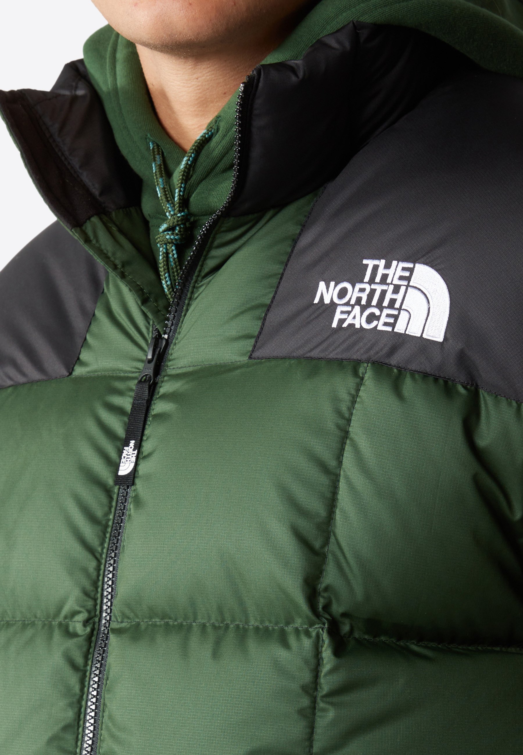 The North Face LHOTSE - Kurtka puchowa/ciemnozielony