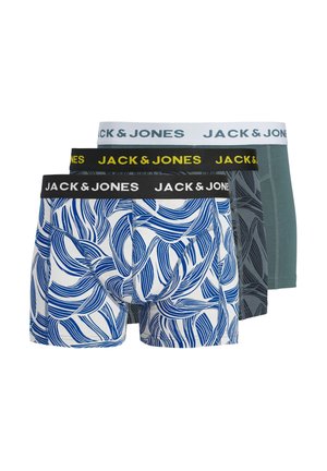 JACSWIRLS 3 PACK - Boxer  - black pack/stormy weather/stormy weather