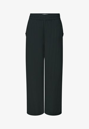 Street One, HIGH-WAIST WIDE-LEG PANTS IN A LOOSE FIT - Pantalon classique - deep bound green
