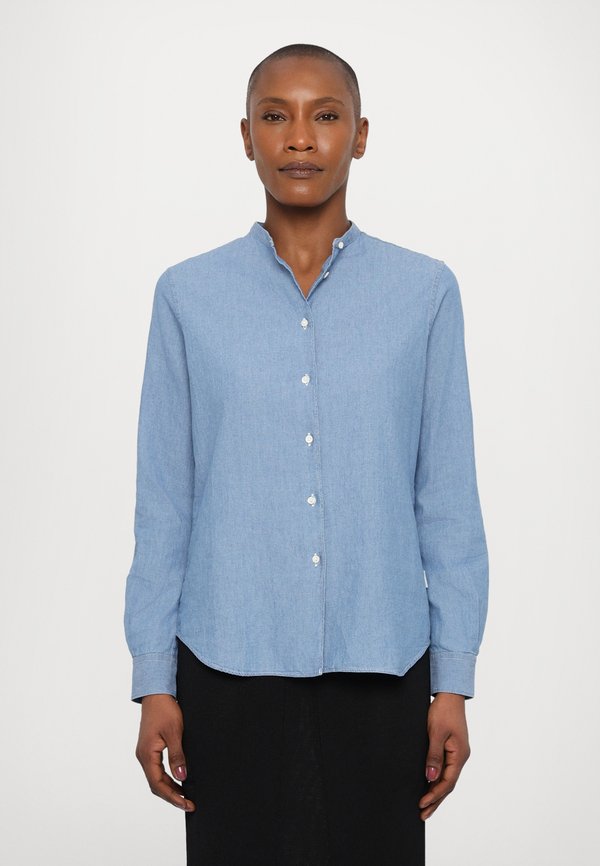 CAMICIA MOD - Button-down blouse - denim chiaro