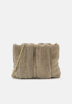 CRYSTAL GATHERED FLAT - Pochette - gold-coloured