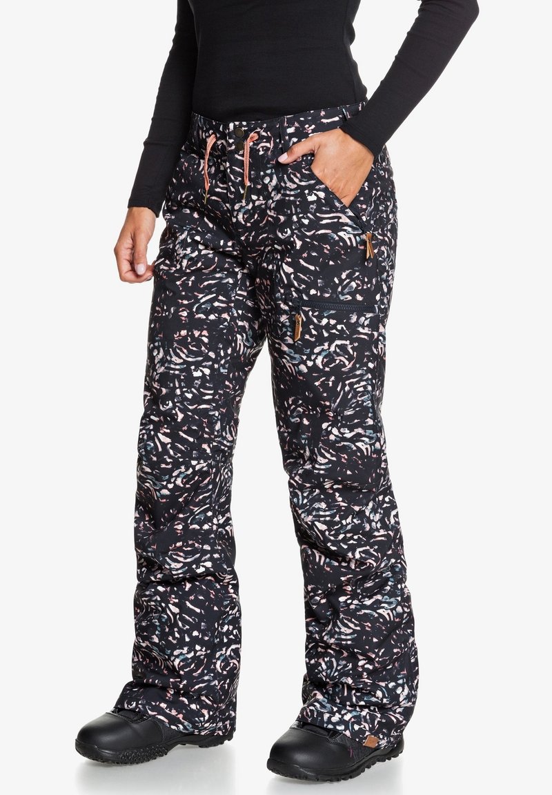 Damen Sportbekleidung | Roxy NADIA PRINTED Schneehose true black izi/anthrazit - GW01347 Damen Sportbekleidung | Roxy NADIA PRINTED Schneehose true black izi/anthrazit - GW01347
