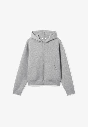 Weekday, SIMON - Sudadera con cremallera - grey melange dusty