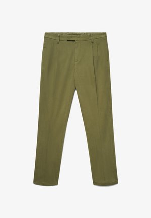 Calliope, PANTALONE LUNGO TINTA UNITA - Trousers - verde militare