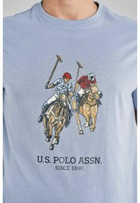 U.S. Polo Assn. EIVIND - Marškinėliai su spaudiniu - stonewash