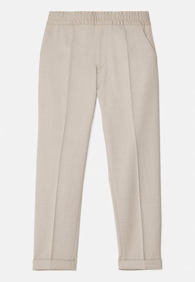 Filippa K TERRY CROPPED TROUSERS - Pantalon classique - sage melange