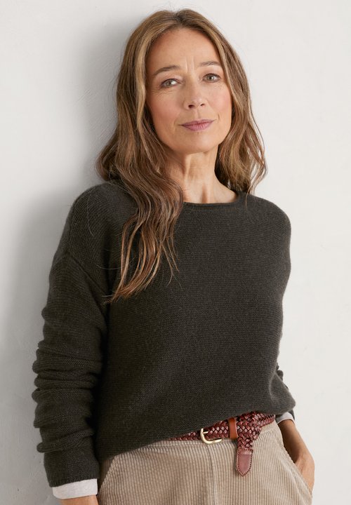 Seasalt Cornwall 3/4 POISSON Longsleeve maritime/donkerblauw