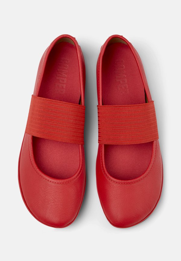 RIGHT NINA - Ankle strap ballet pumps - hellrot3