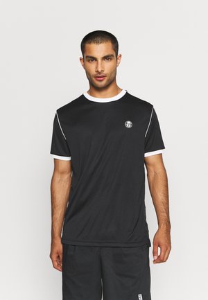 MAN - Print T-shirt - anthracite/blanc de blanc