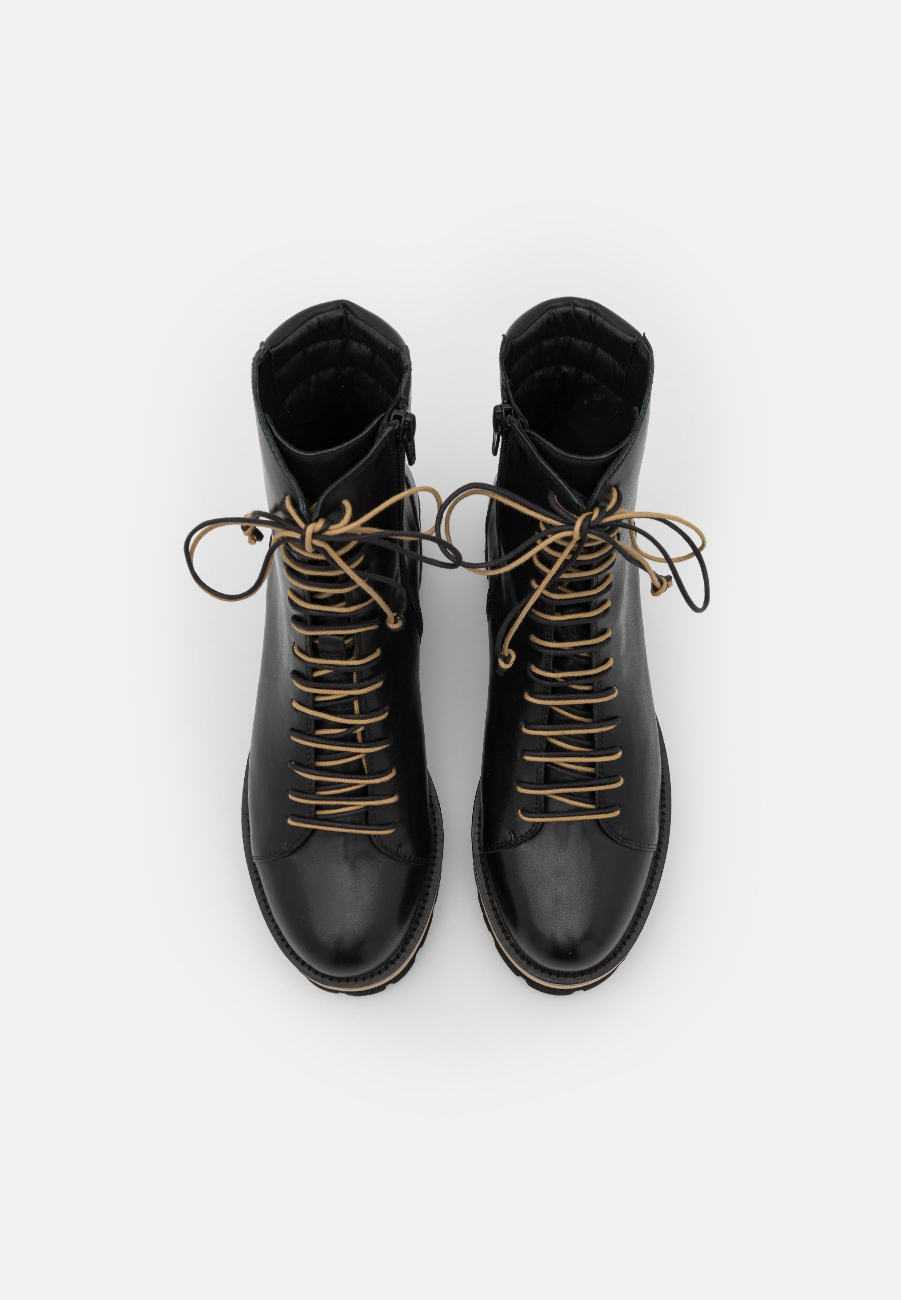 Bruno Premi Botines con cordones - nero / beige/negro - Zalando.es