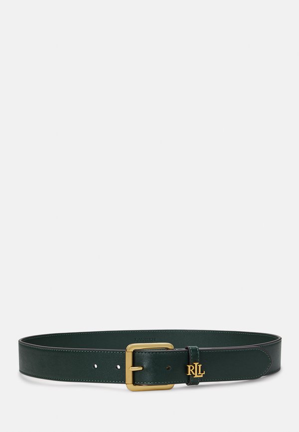 LOGO KEEPER LEATHER BELT - Belt - dark pine