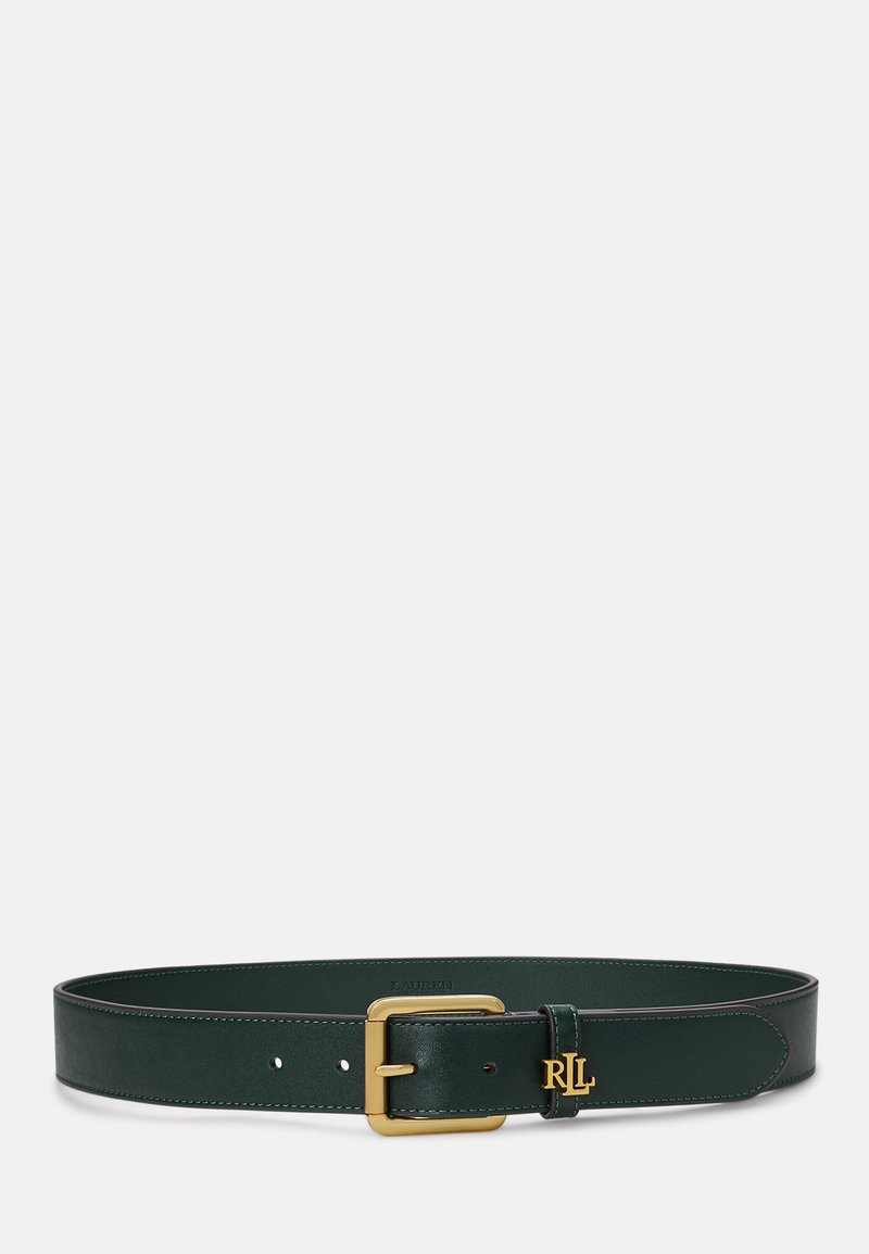 Lauren Ralph Lauren LOGO KEEPER LEATHER BELT - Diržas - dark pine