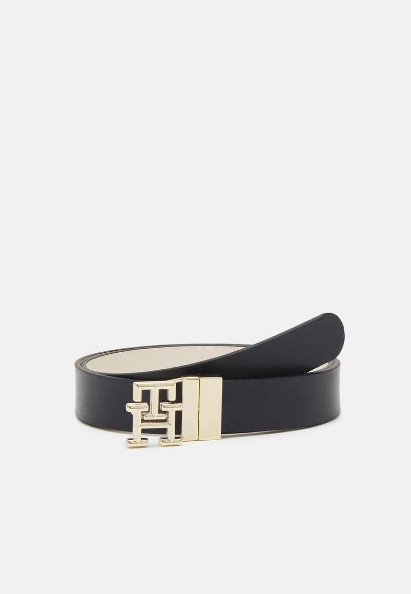 Tommy Hilfiger LOGO REV 3 0 - Cinturón - space blue/sugarcane/azul ...