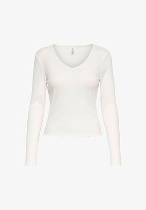 ONLY, ONLINA - Long sleeved top - cloud dancer