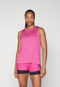 Under Armour - TECH TANK TWIST - Topper - astro pink/pink edge/black Miniatyrbilde 1