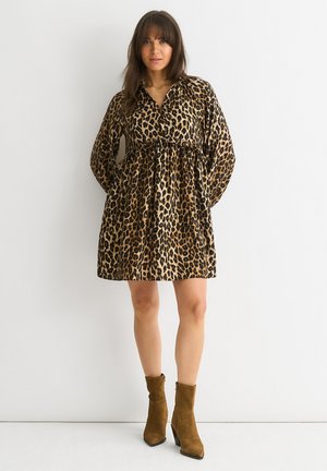 ANIMAL - Shirt dress - brown