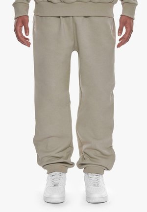 Dropsize SUPER HEAVY BLANK JOGGER - Pantaloni de trening - stone