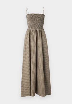 Faithfull the brand LIDA MAXI DRESS - Vapaa-ajan mekko - khaki stripe
