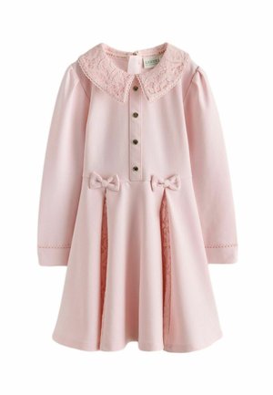 Baker by Ted Baker, LACE COLLAR PLEATED PONTE DRESS - Koktailové šaty/večierkové šaty - pink
