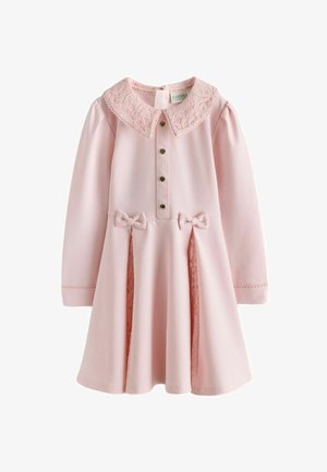 Baker by Ted Baker, LACE COLLAR PLEATED PONTE DRESS - Koktailové šaty/večierkové šaty - pink