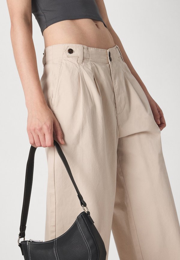 ONLETTIE WIDE PANT - Trousers - pumice stone4