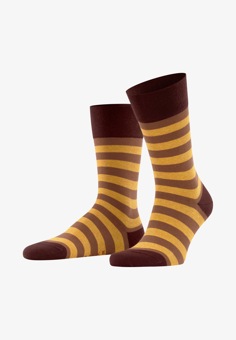 FALKE SENSITIVE MAPPED LINE - Socks - burgundy (8593)