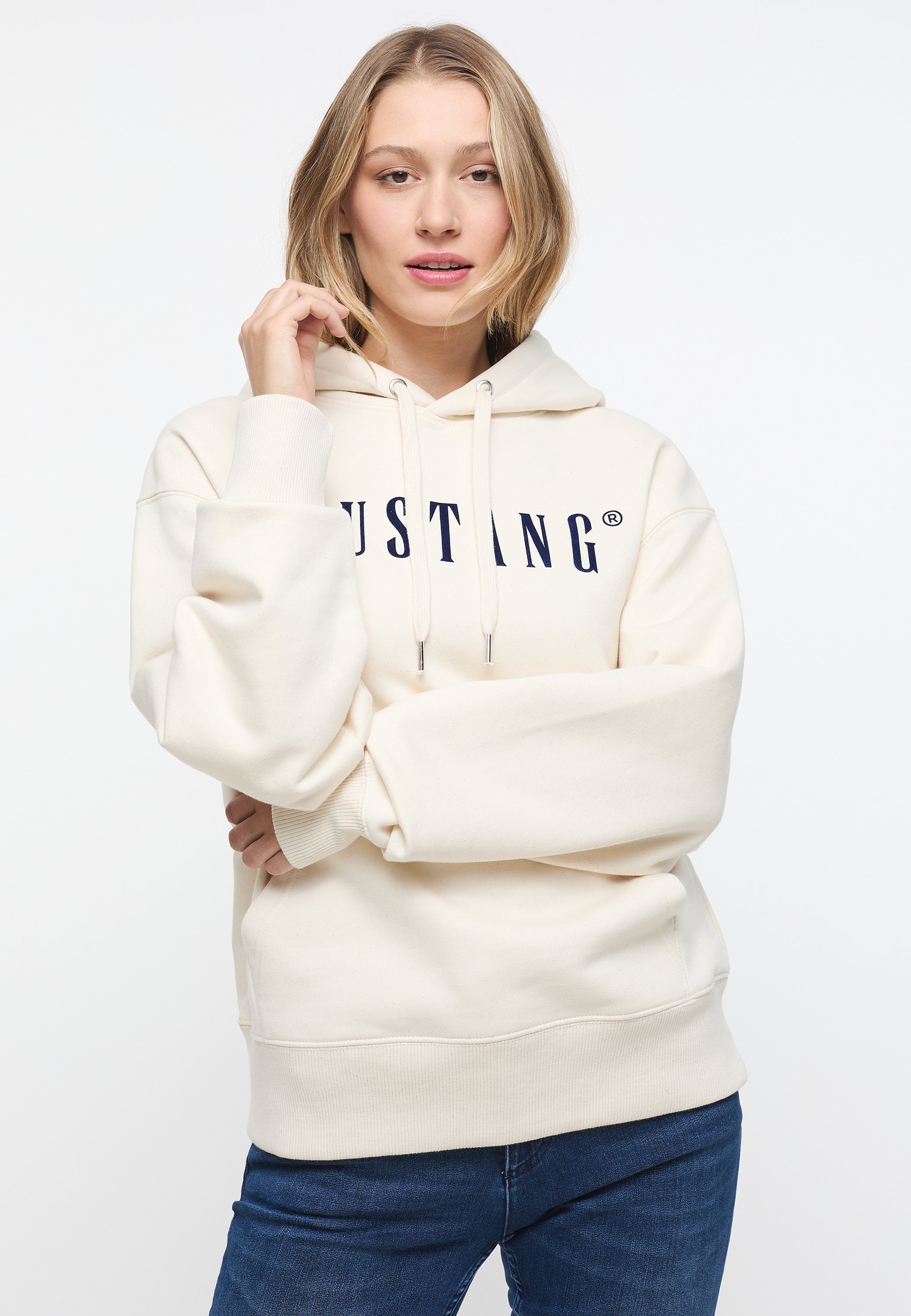 Sudadera Con Capucha Para Mujer Mustang – Estilo Casual, 100% Algodón – Colores Variados