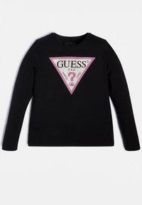 Guess LOGO-DREIECK - Hosszú ujjú felső - mehrfarbig schwarz