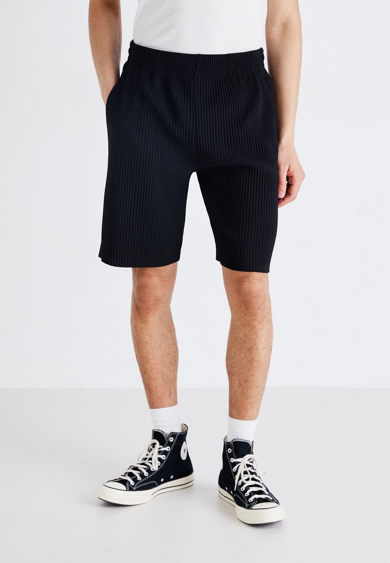 Only & Sons ONSASHER PLEATED PLISSEE - Short - black
