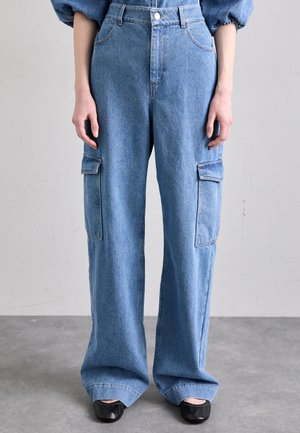 HEALY PANTS - Džíny Relaxed Fit - bleu