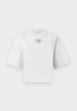 New Balance, REIMAGINED RELAXED - Μπλουζάκι με στάμπα - ash heather
